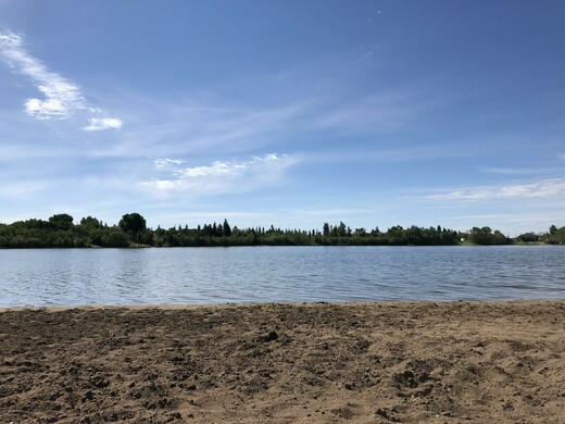 Beach at Hardisty Lake